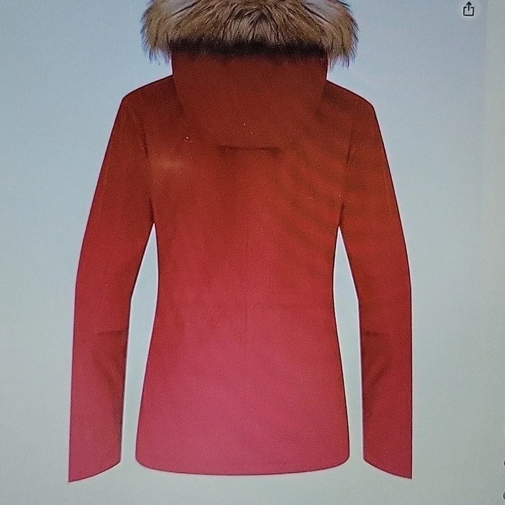 Wantdo Red Waterproof Ski Jacket Hood Winter Snow Coat Mountain Snowboard S New…